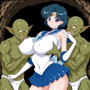 Nekostars Bishoujo Senshis VS Goblins Kuroinu Juu Black Dog Lora generatedOngoing - Page 44