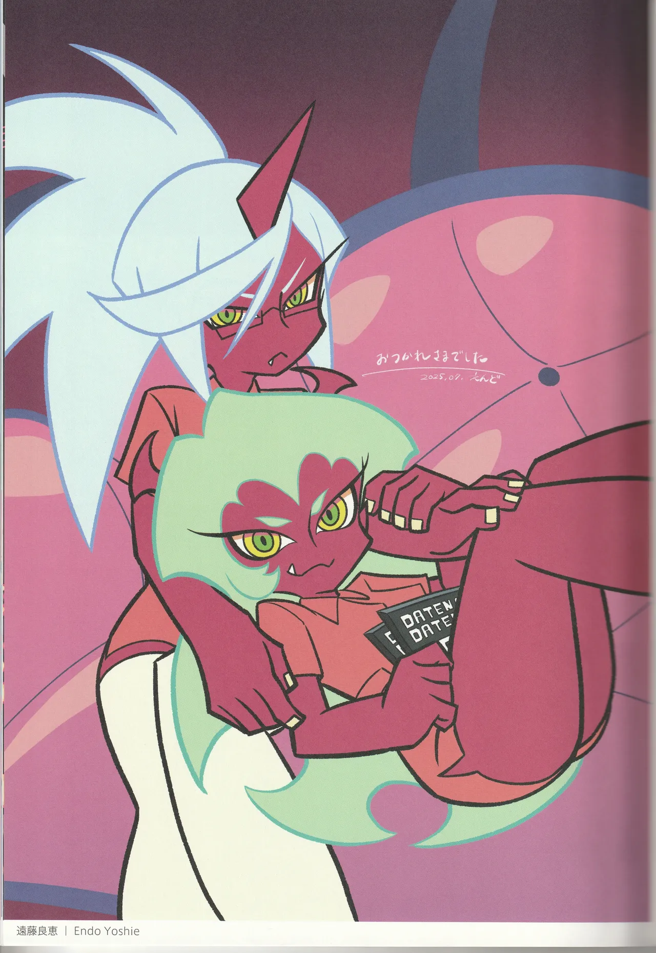 New Panty and Stocking with Garterbelt Staff Illustration Book - Image 18