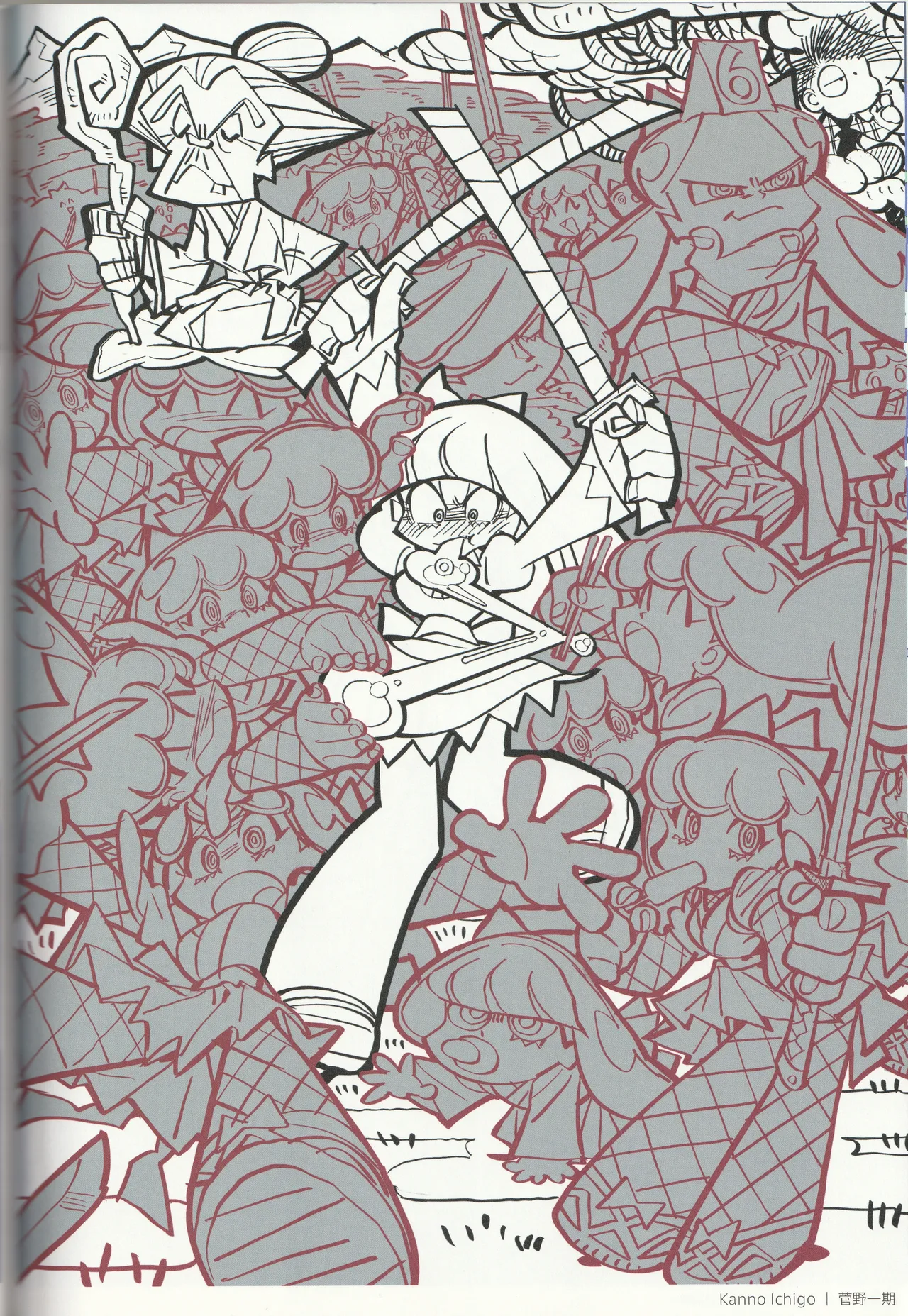 New Panty and Stocking with Garterbelt Staff Illustration Book - Image 25