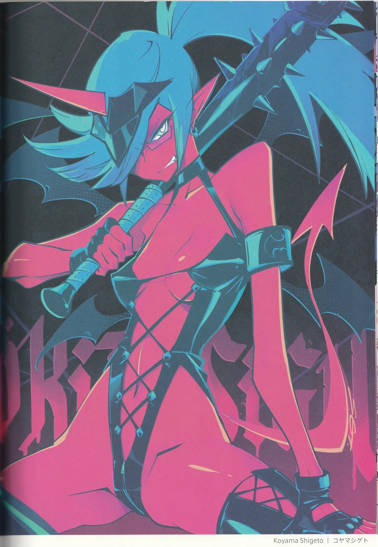 New Panty and Stocking with Garterbelt Staff Illustration Book - Image 29