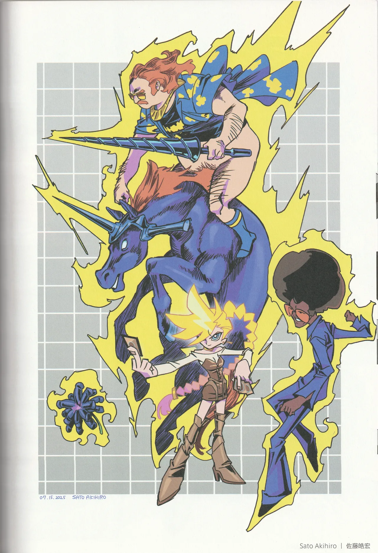 New Panty and Stocking with Garterbelt Staff Illustration Book - Image 35