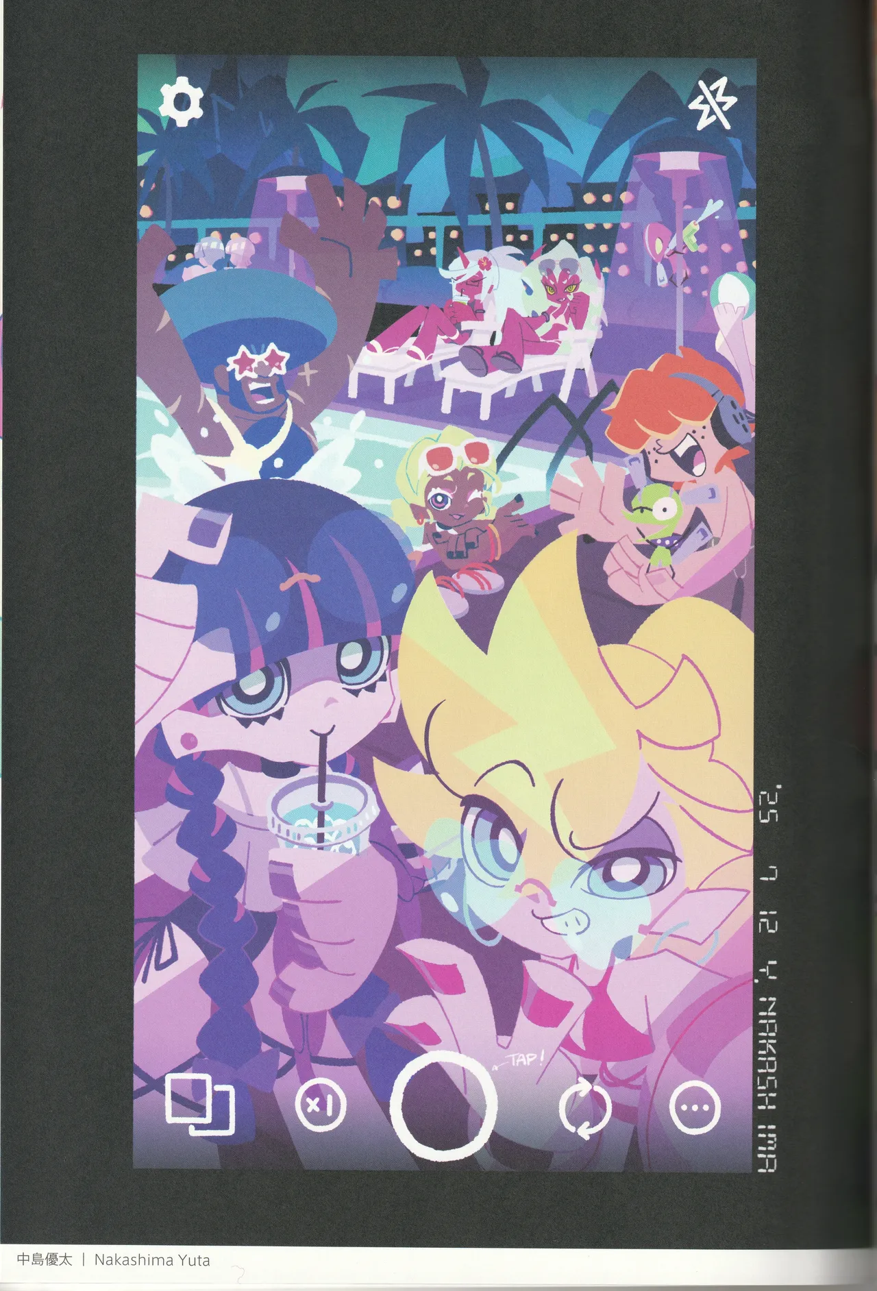 New Panty and Stocking with Garterbelt Staff Illustration Book - Image 46