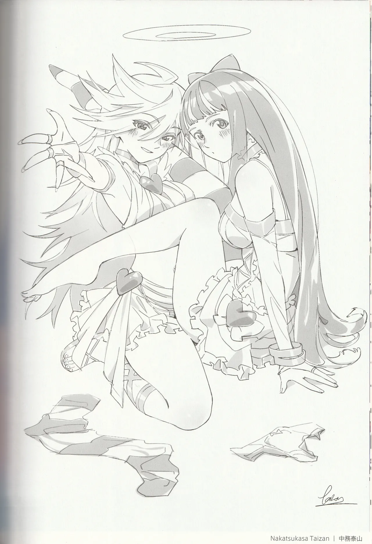 New Panty and Stocking with Garterbelt Staff Illustration Book - Image 47