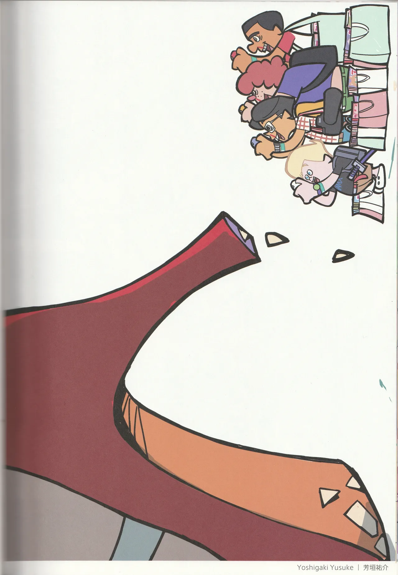 New Panty and Stocking with Garterbelt Staff Illustration Book - Image 65