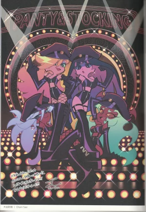 New Panty and Stocking with Garterbelt Staff Illustration Book - Page 20