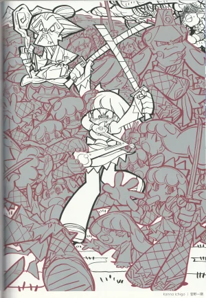 New Panty and Stocking with Garterbelt Staff Illustration Book - Page 25