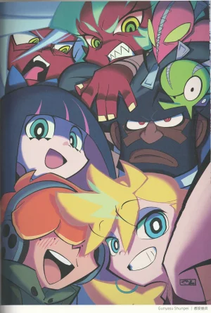 New Panty and Stocking with Garterbelt Staff Illustration Book - Page 27