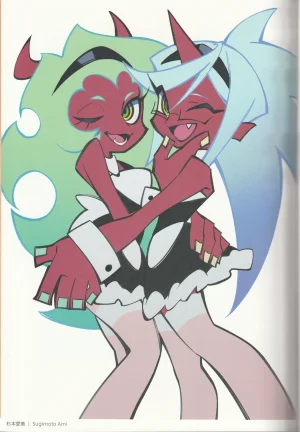 New Panty and Stocking with Garterbelt Staff Illustration Book - Page 38