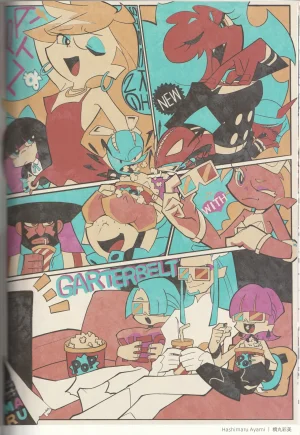 New Panty and Stocking with Garterbelt Staff Illustration Book - Page 49