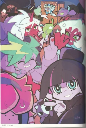 New Panty and Stocking with Garterbelt Staff Illustration Book - Page 50