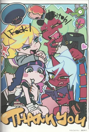 New Panty and Stocking with Garterbelt Staff Illustration Book - Page 53
