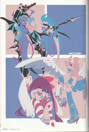 New Panty and Stocking with Garterbelt Staff Illustration Book - Page 66