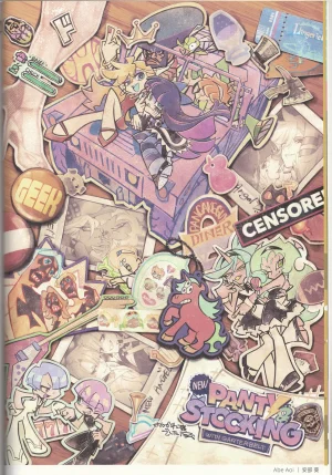 New Panty and Stocking with Garterbelt Staff Illustration Book - Page 9