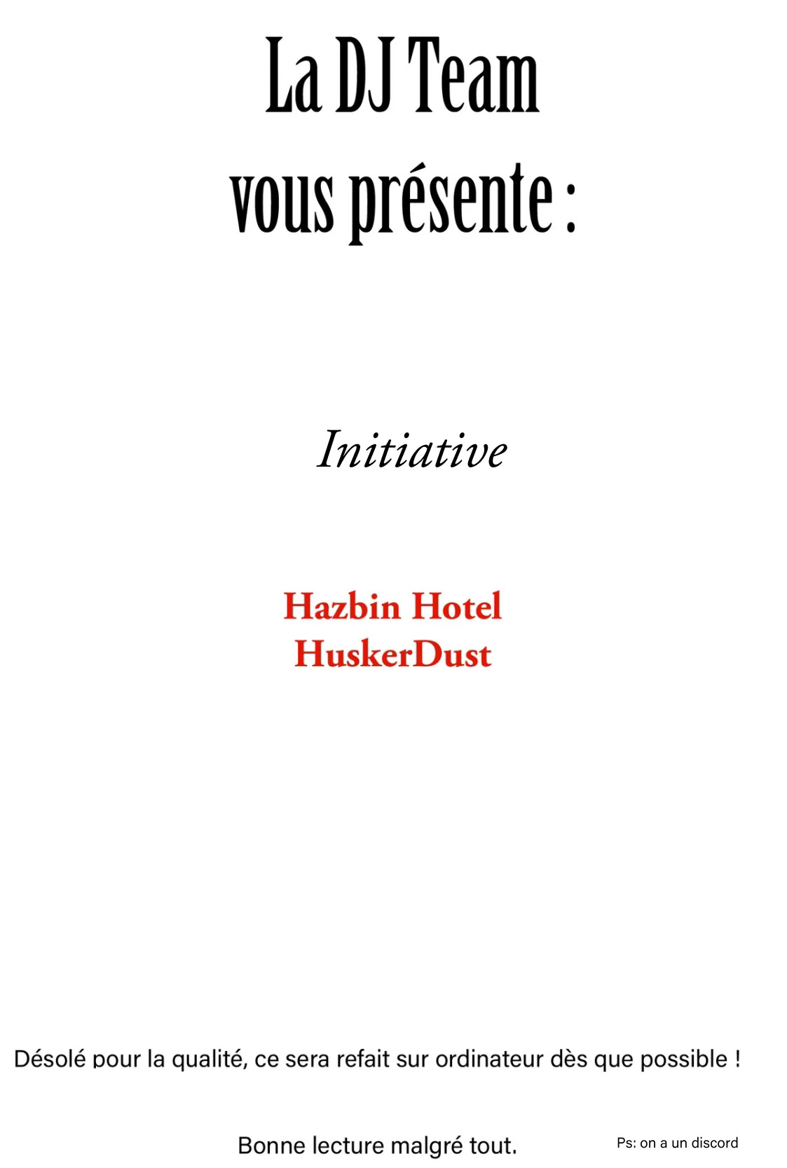 Niisuke Initiative Hazbin HotelFrenchDJ Team - Image 3