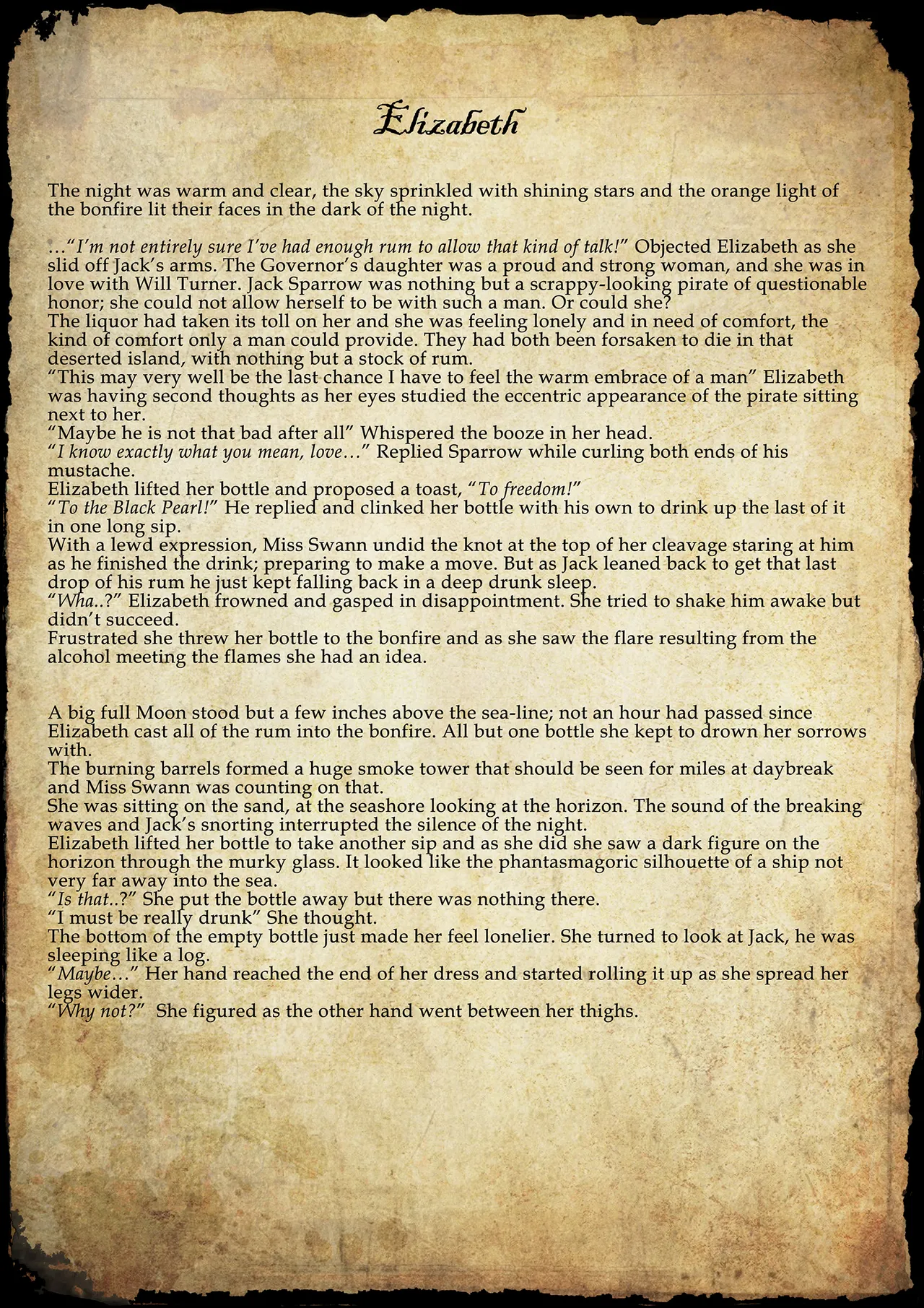 Ninjartist and DemonLordDante Elizabeth Pirates of the Caribbean - Image 24