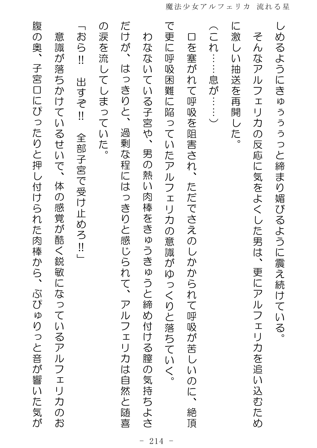 No Future Hashine Ranki, Ariuo Mahou Shoujo Alferica Nagareru Hoshi - Image 213