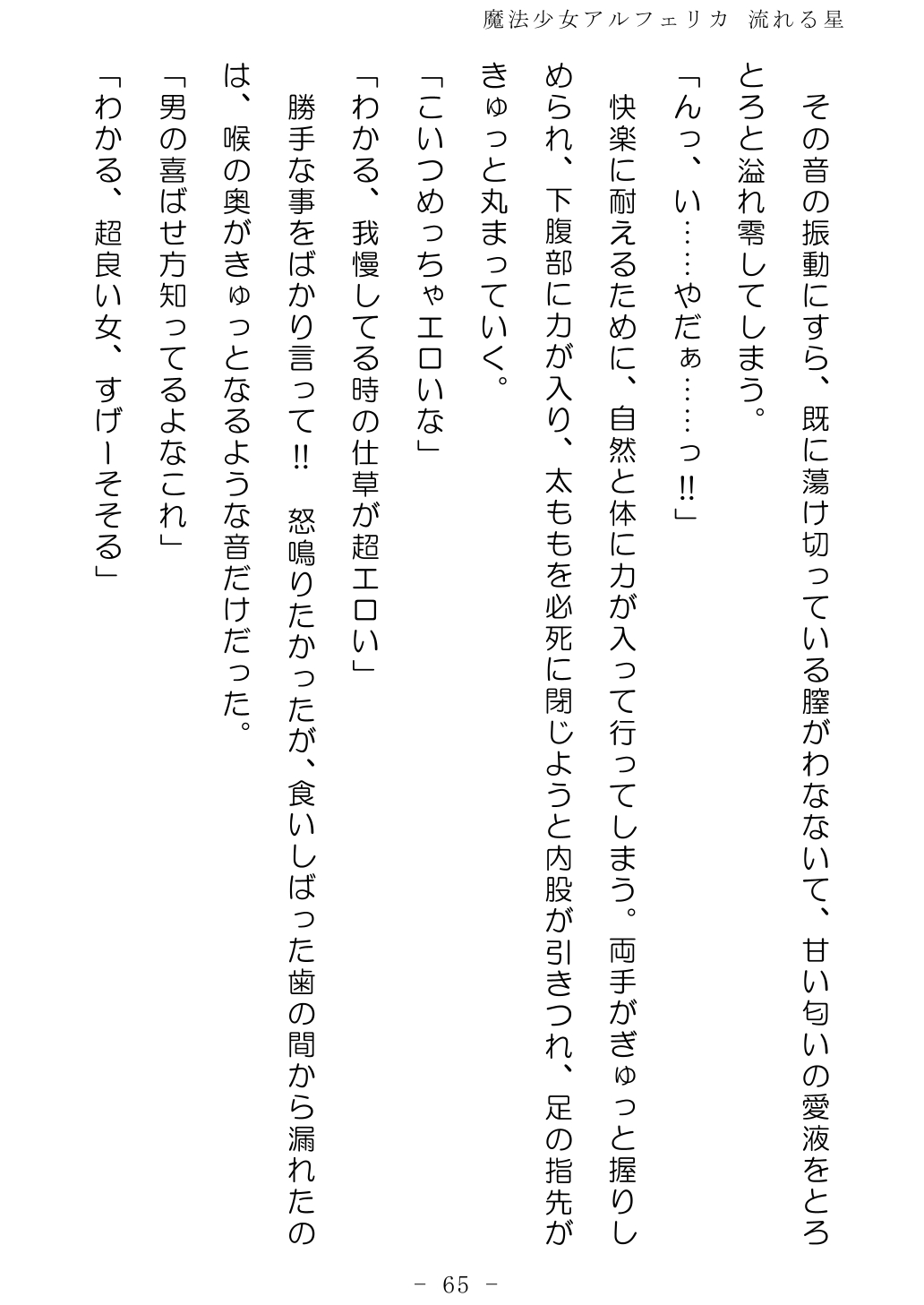 No Future Hashine Ranki, Ariuo Mahou Shoujo Alferica Nagareru Hoshi - Image 64