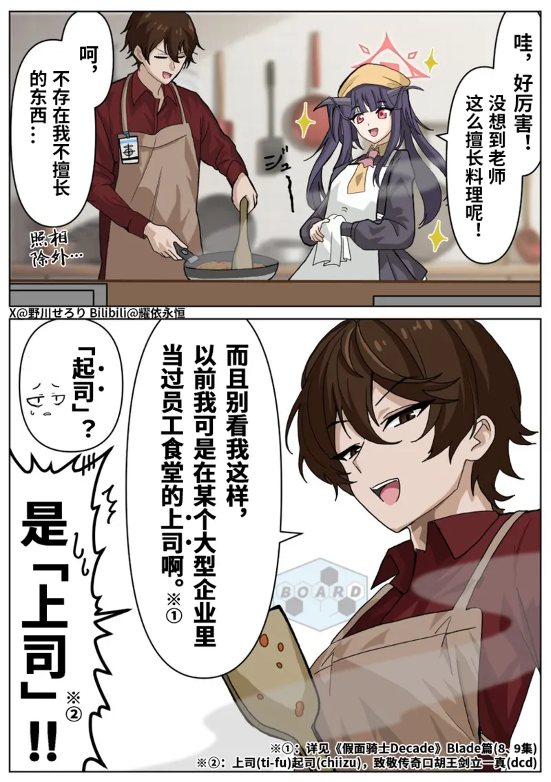 Nogawa Seroly Schale no Kadoya Tsukasa Sensei Gainen 夏莱的门矢士老师概念 Chinese - Image 16