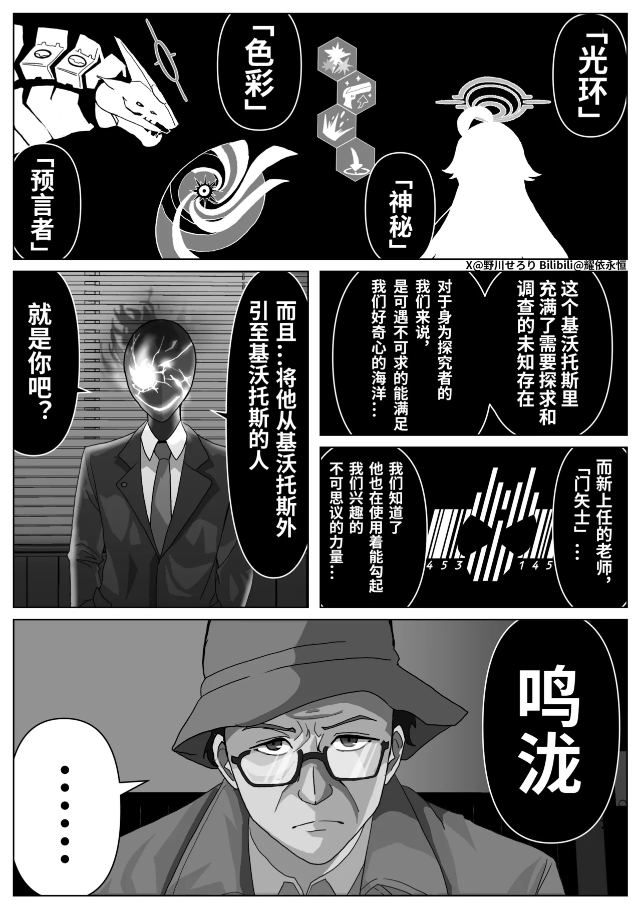 Nogawa Seroly Schale no Kadoya Tsukasa Sensei Gainen 夏莱的门矢士老师概念 Chinese - Image 8