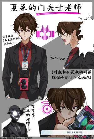 Nogawa Seroly Schale no Kadoya Tsukasa Sensei Gainen 夏莱的门矢士老师概念 Chinese Thumbnail