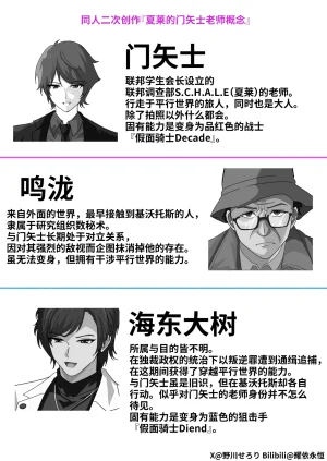 Nogawa Seroly Schale no Kadoya Tsukasa Sensei Gainen 夏莱的门矢士老师概念 Chinese - Page 109