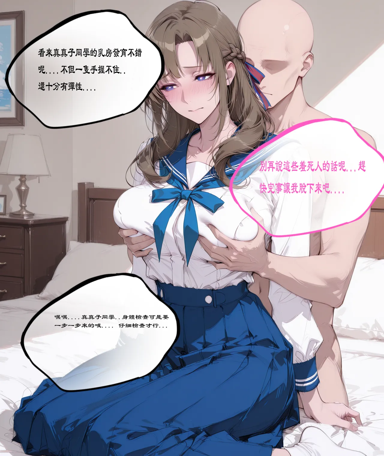 northflower因為兒子成績太差而慘遭ntr的真真子媽媽 - Image 100