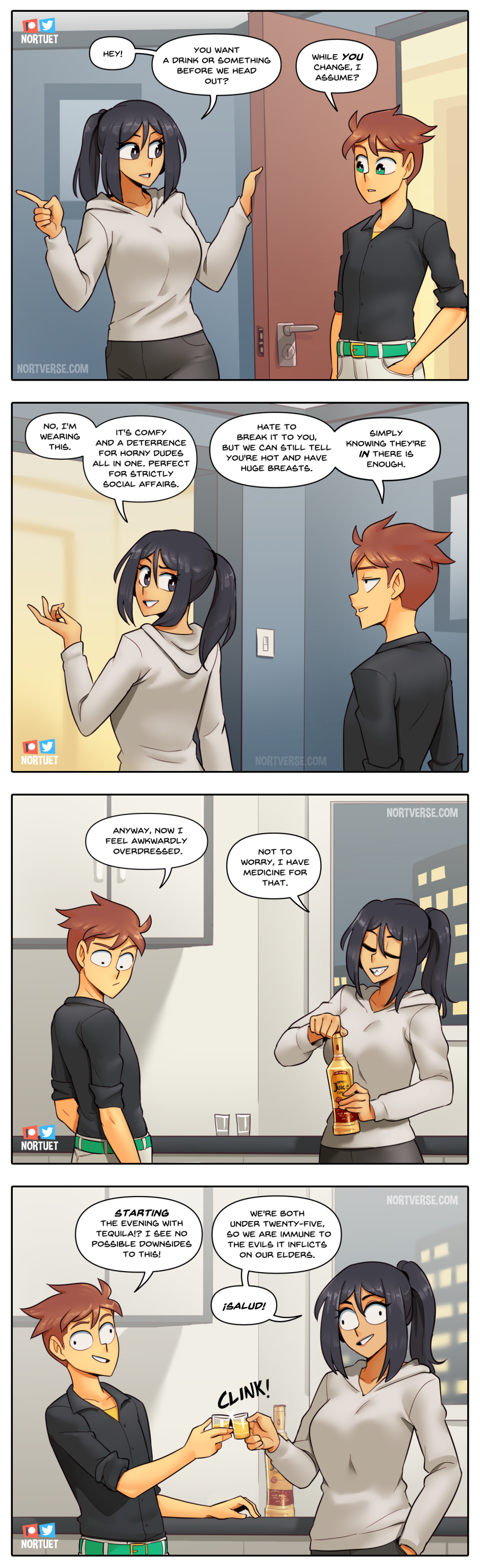 Nortuet Nortverse Tara Beverly - 4koma - Image 100