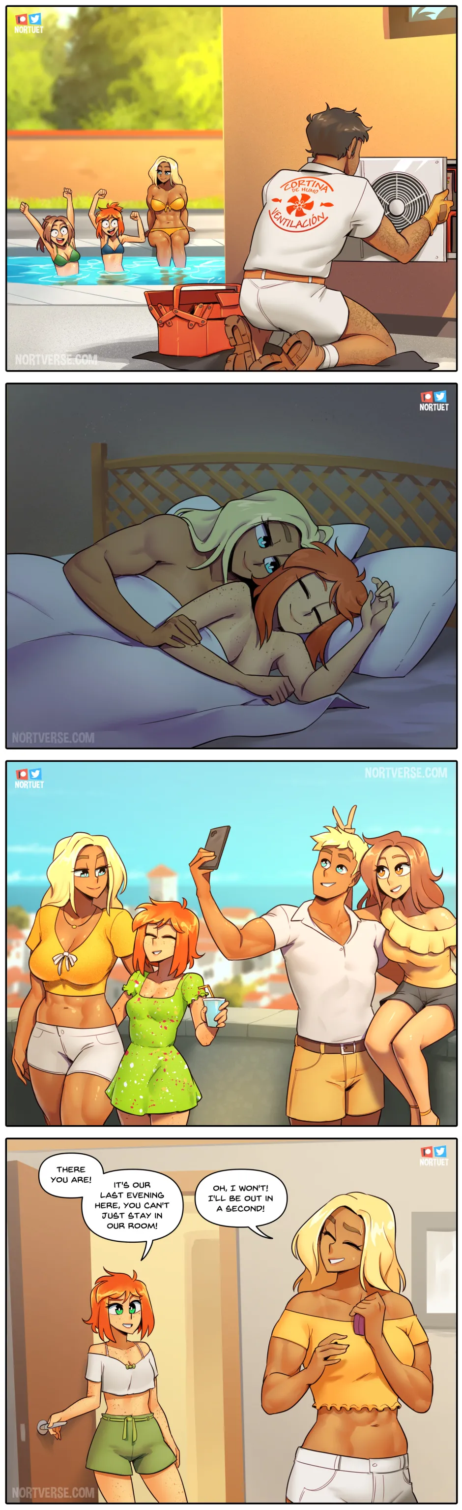 Nortuet Nortverse Tara Beverly - 4koma - Image 111