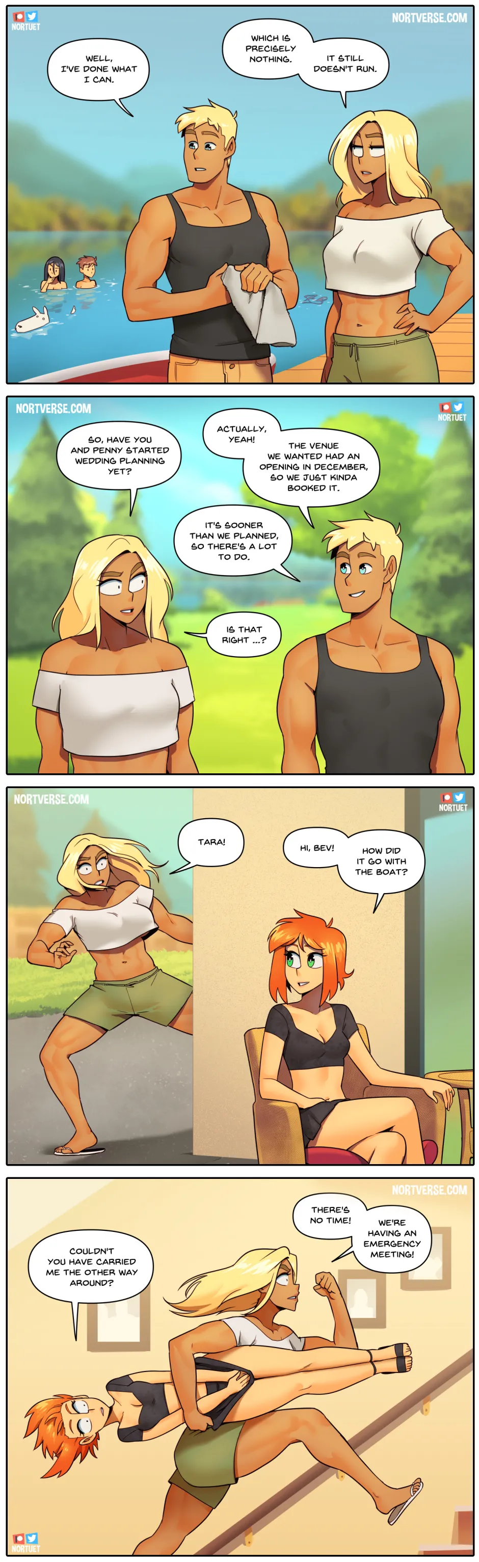 Nortuet Nortverse Tara Beverly - 4koma - Image 130