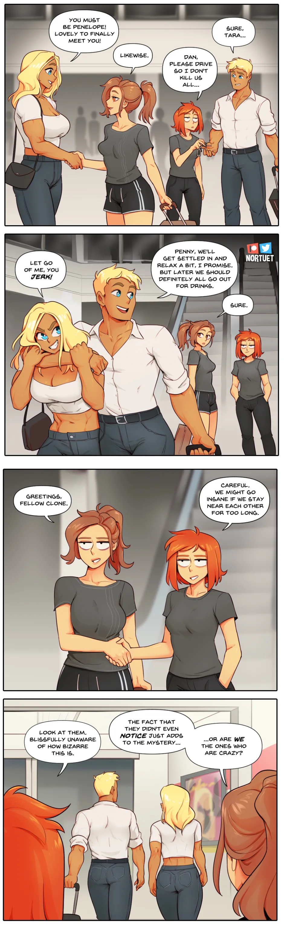 Nortuet Nortverse Tara Beverly - 4koma - Image 58