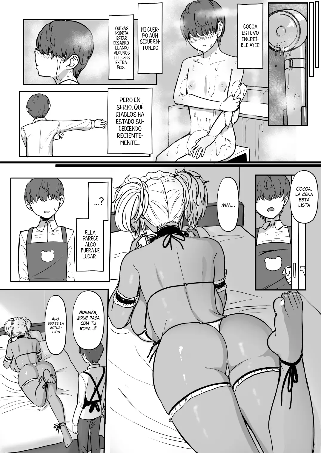 NOSEBLEED Miyamoto Issa La maid gyaru bronceada sucubo que devora a su maestro 2 - Image 19