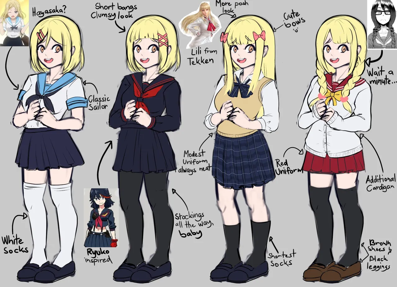 NudieDoodles Val, Lee, Noodles Ripley OC - Image 33