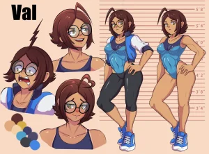 NudieDoodles Val, Lee, Noodles Ripley OC - Page 20