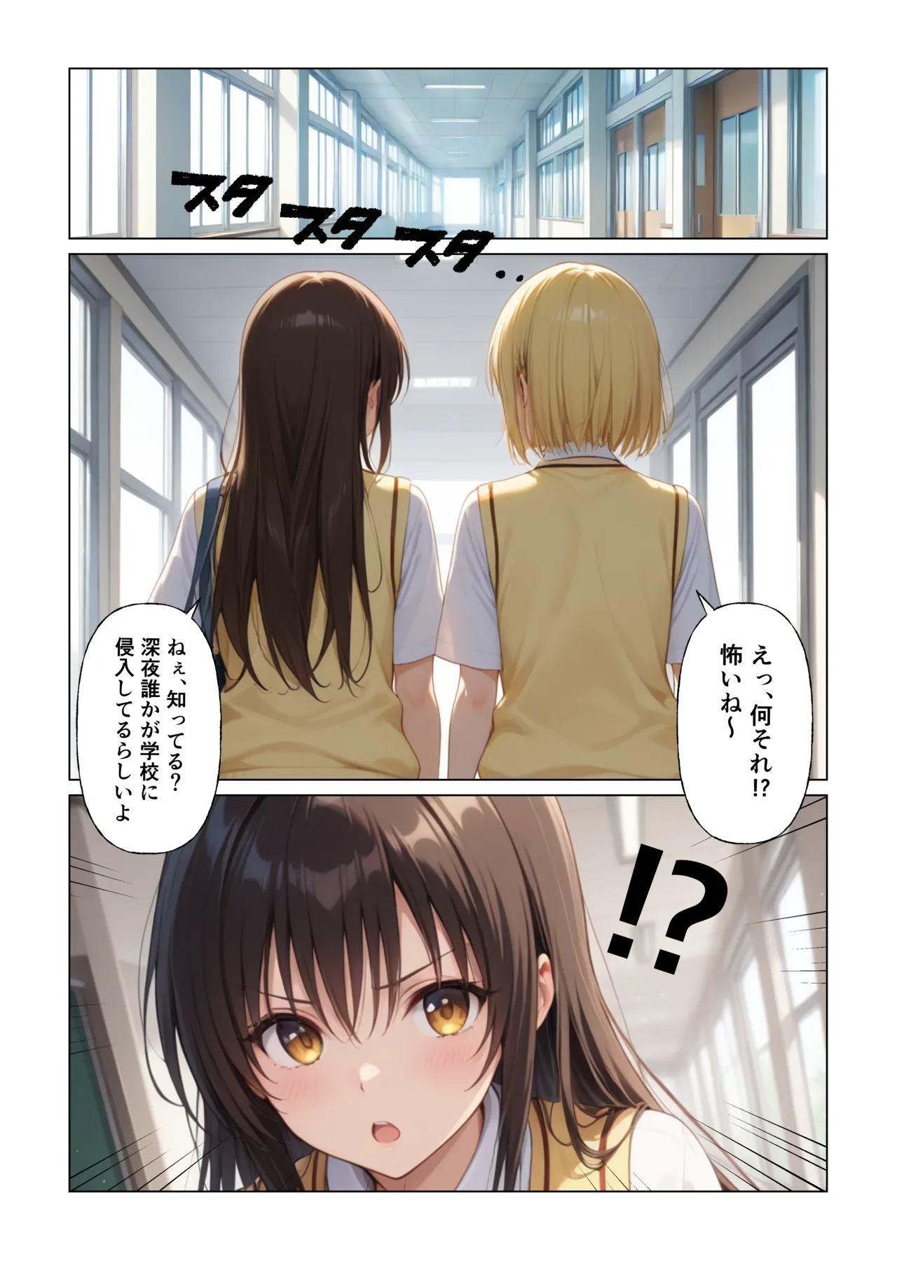 Nyanco Factory とらぶる 真夜中の校内で催眠支配 調教され快楽堕ち古川唯 - Image 3