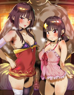 O3_aiArt イヤイヤご奉仕パコしているめぐみんこめっこ Thumbnail