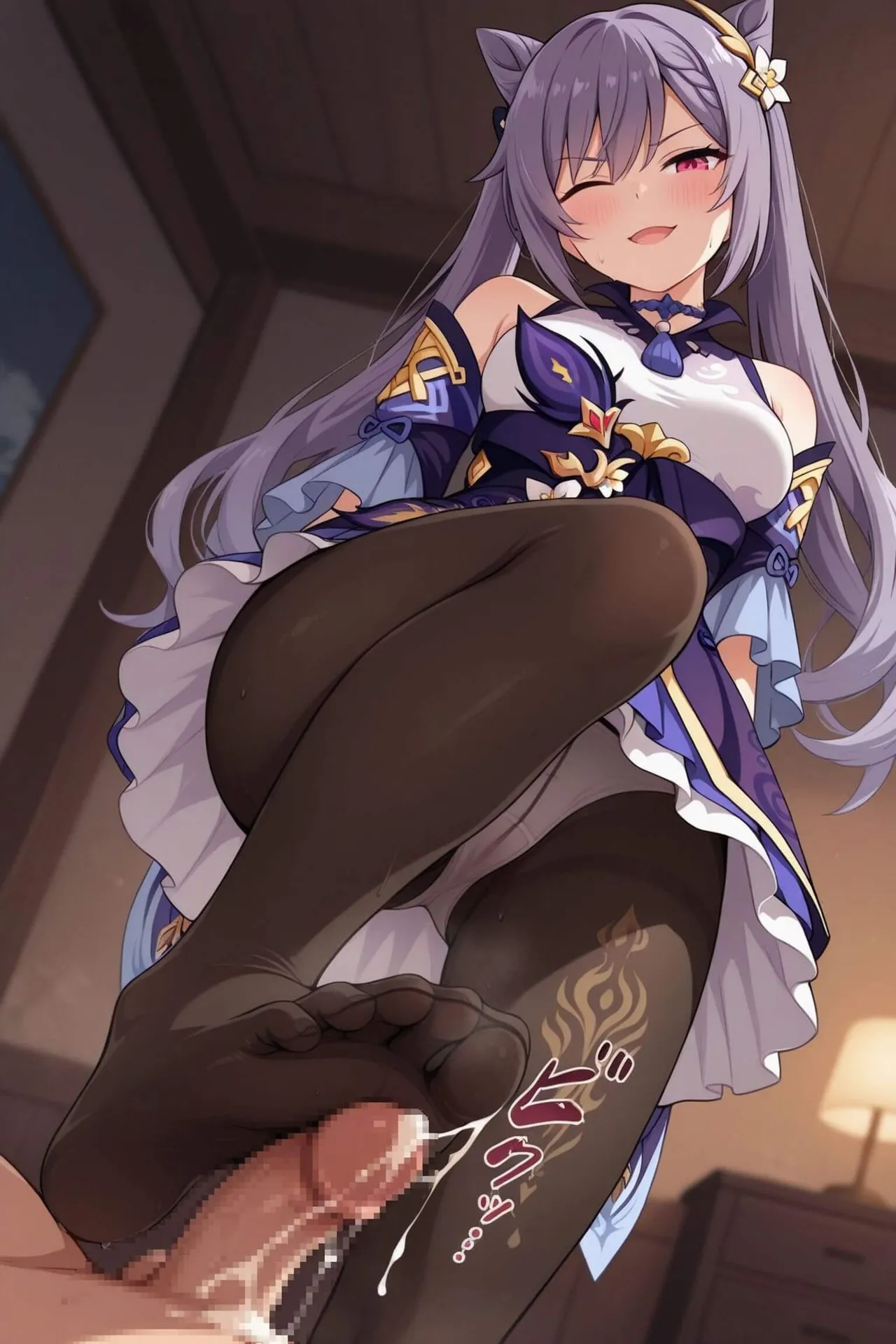 Ocha no ko Keqing legs - Image 53