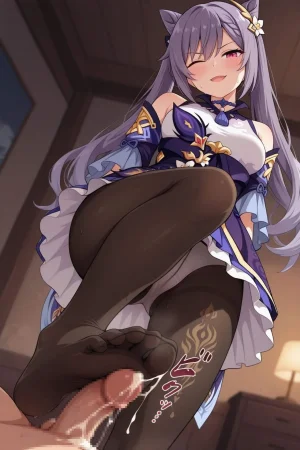 Ocha no ko Keqing legs - Page 53