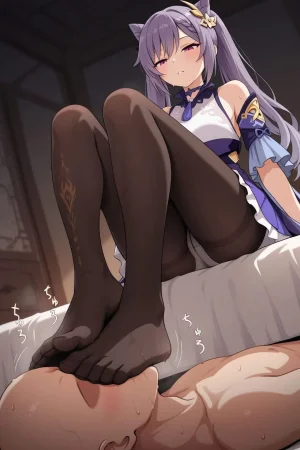 Ocha no ko Keqing legs - Page 79