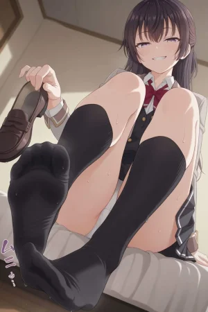 Ocha no ko Yuki Suou legs - Page 4