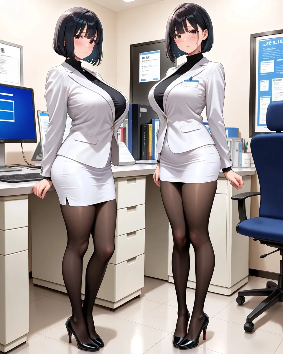 Office Sexy Lady, Pantyhose 01 A.I. - Image 127