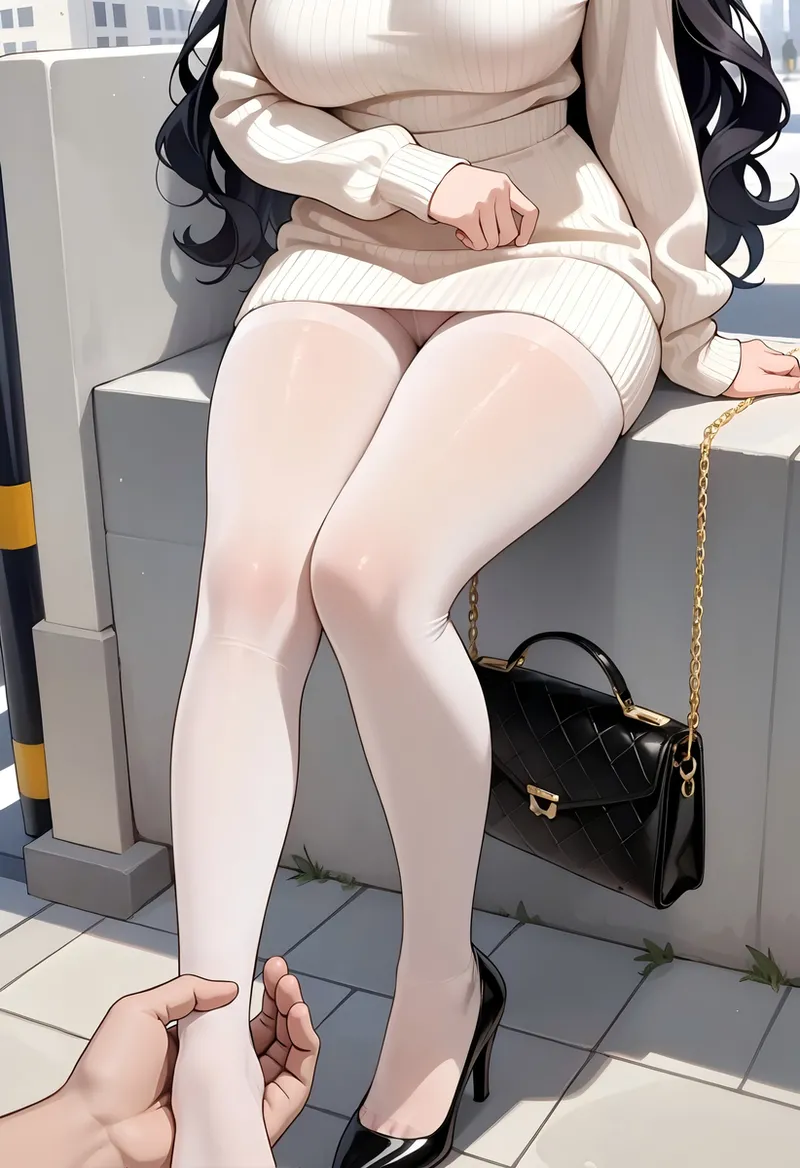 Office Sexy Lady, Pantyhose 01 A.I. - Image 144