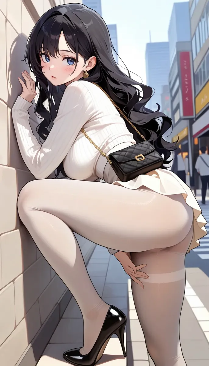 Office Sexy Lady, Pantyhose 01 A.I. - Image 145