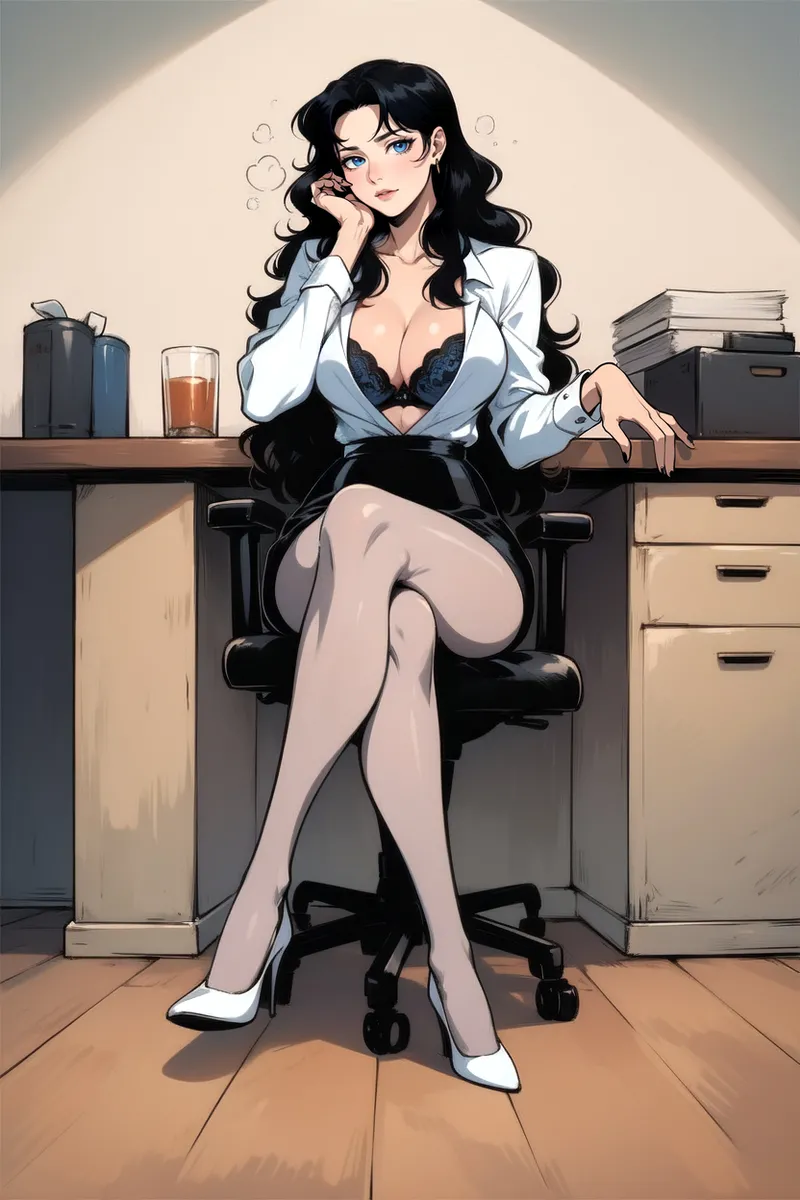 Office Sexy Lady, Pantyhose 01 A.I. - Image 15