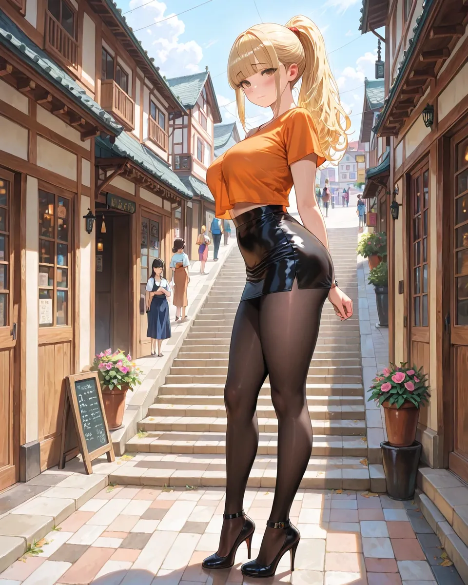 Office Sexy Lady, Pantyhose 01 A.I. - Image 176