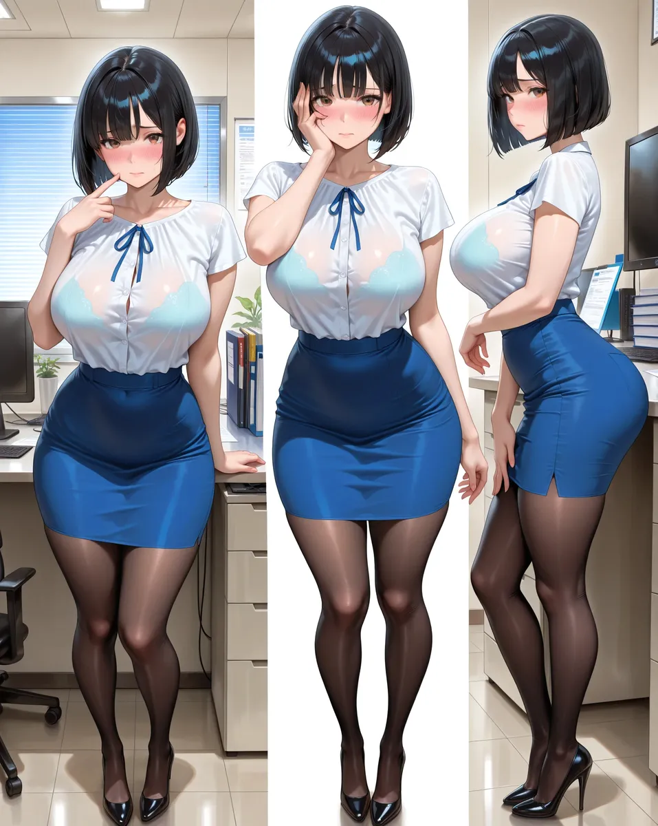 Office Sexy Lady, Pantyhose 01 A.I. - Image 191