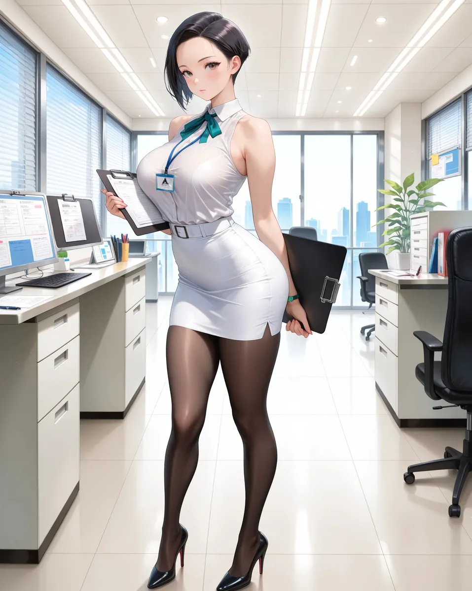 Office Sexy Lady, Pantyhose 01 A.I. - Image 195