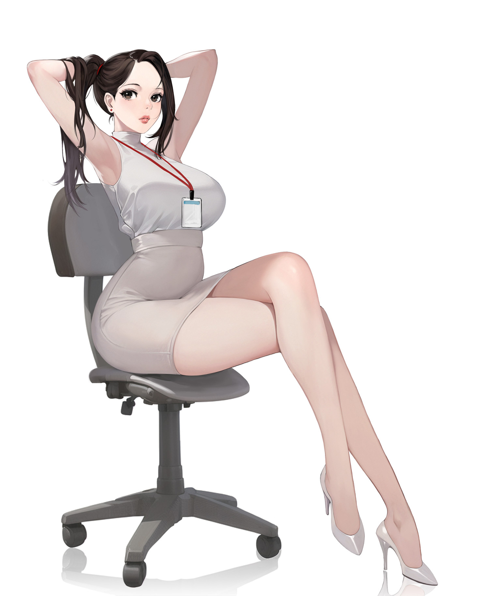 Office Sexy Lady, Pantyhose 01 A.I. - Image 2