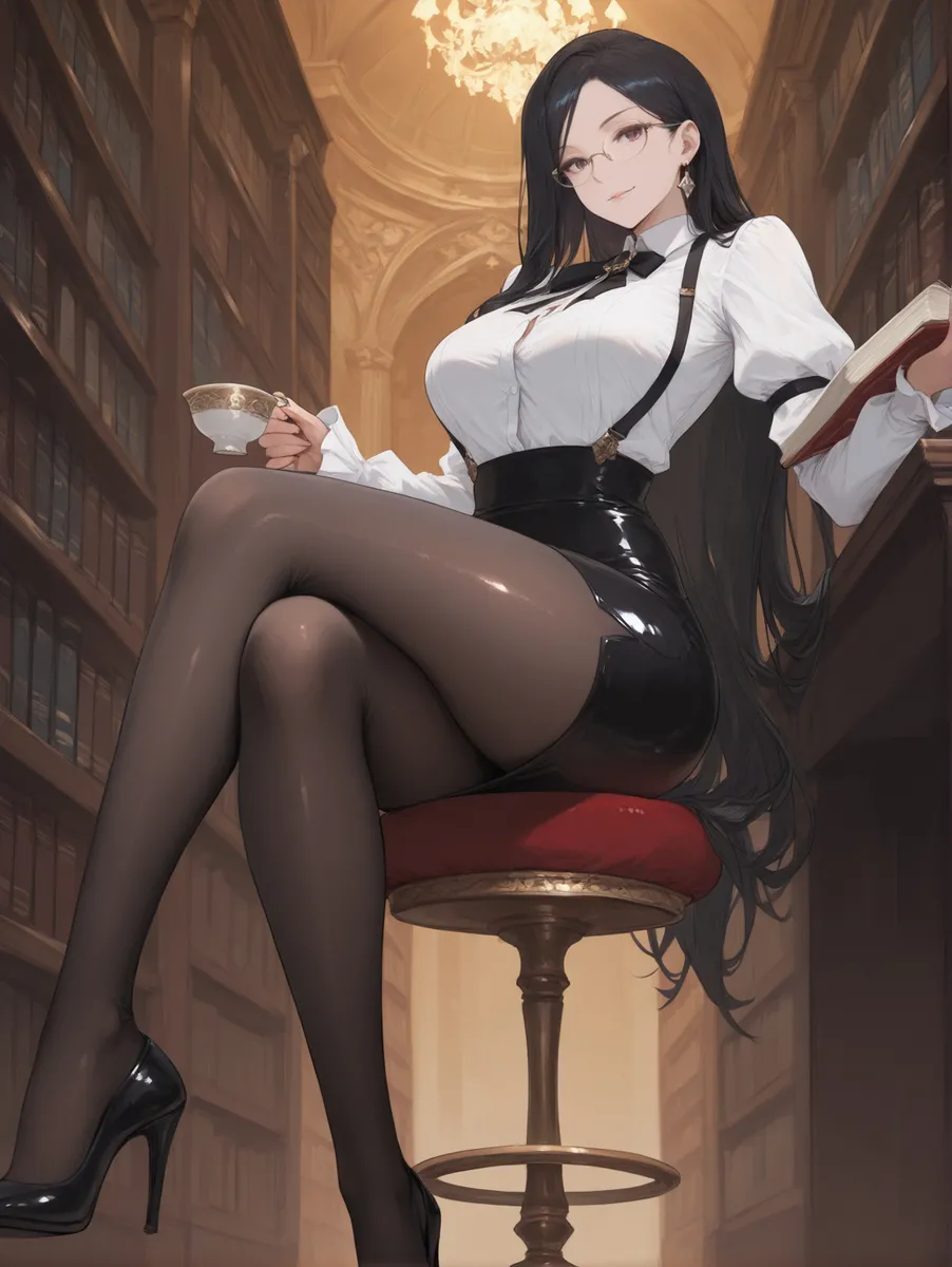 Office Sexy Lady, Pantyhose 01 A.I. - Image 31