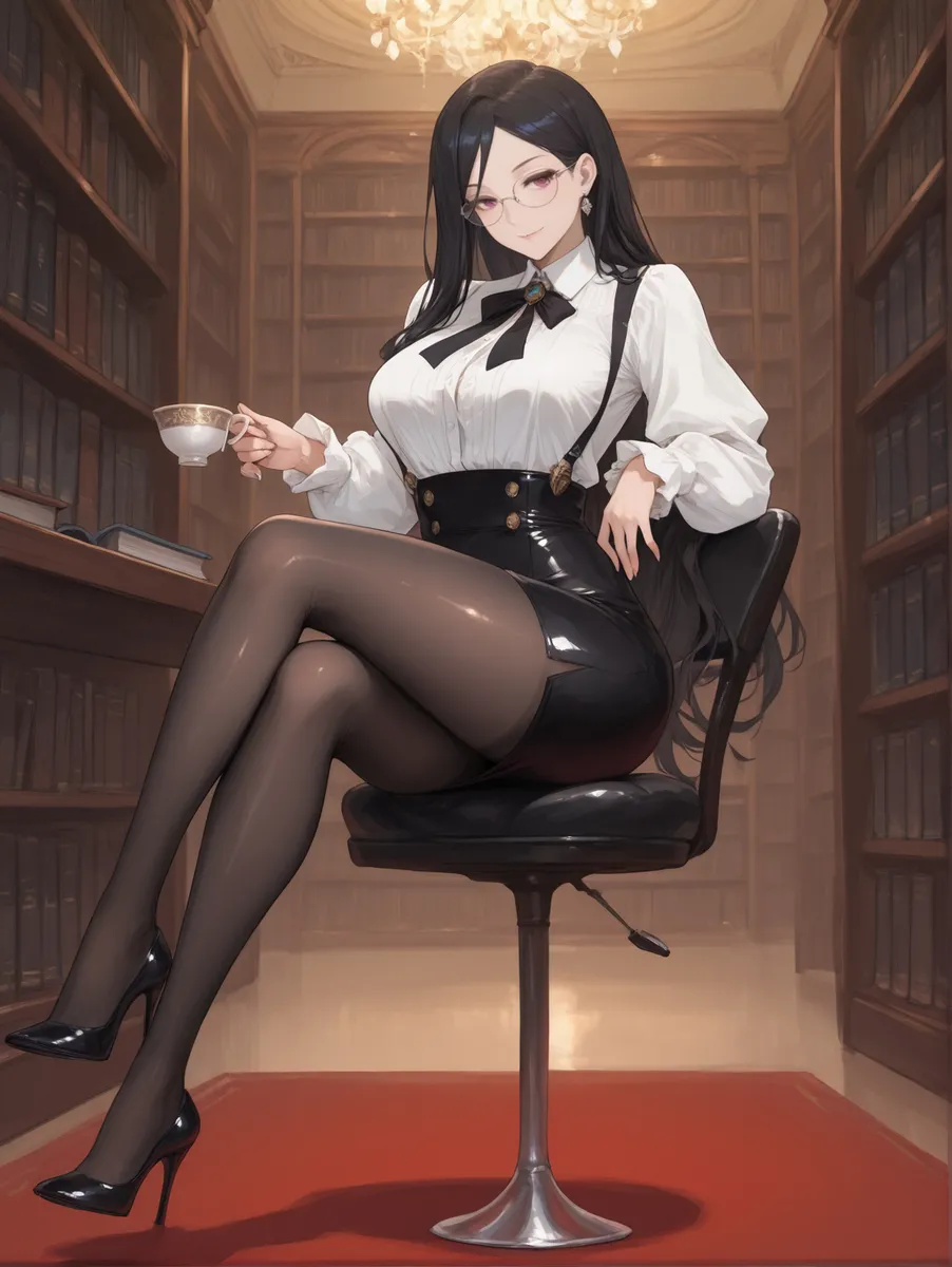 Office Sexy Lady, Pantyhose 01 A.I. - Image 33