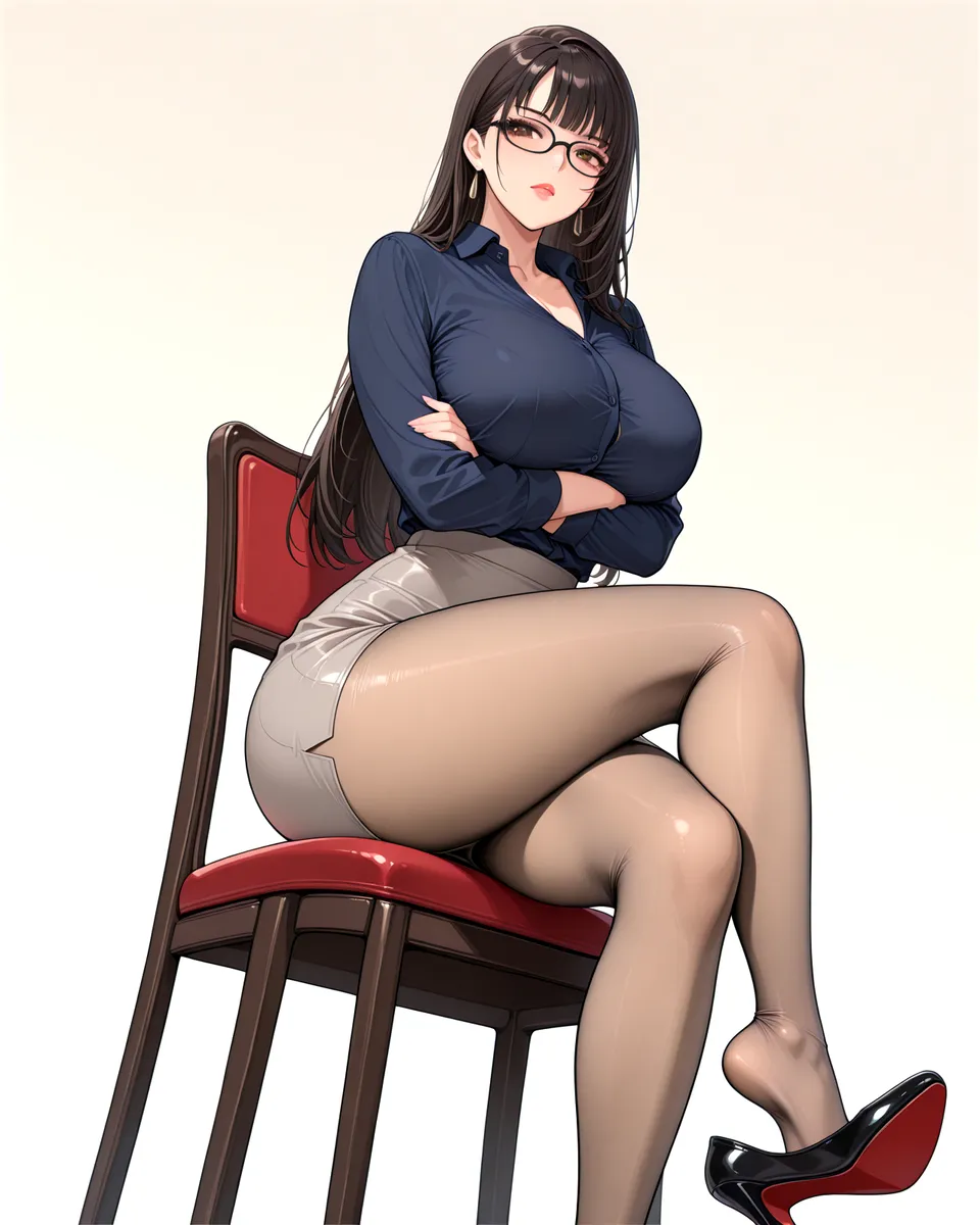 Office Sexy Lady, Pantyhose 01 A.I. - Image 45